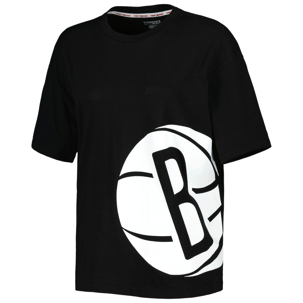 Brooklyn Nets Tommy Jeans Women's Bianca T-Shirt Black
