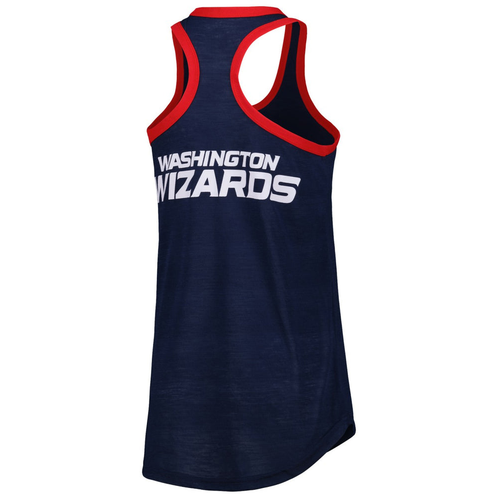 Washington Wizards G-III 4Her by Carl Banks Women's Showdown Scoop-Neck Racerback Tank Top Navy