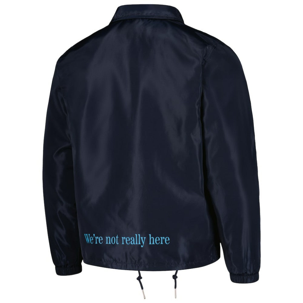 Manchester City Coaches Full-Snap Jacket Navy
