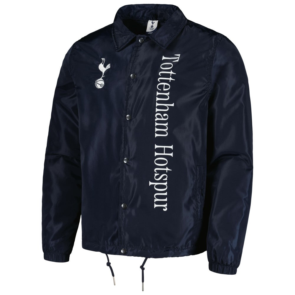 Tottenham Hotspur Coaches Full-Snap Jacket Navy