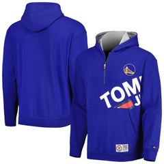 Golden State Warriors Tommy Jeans Bernard Half-Zip Hoodie Royal