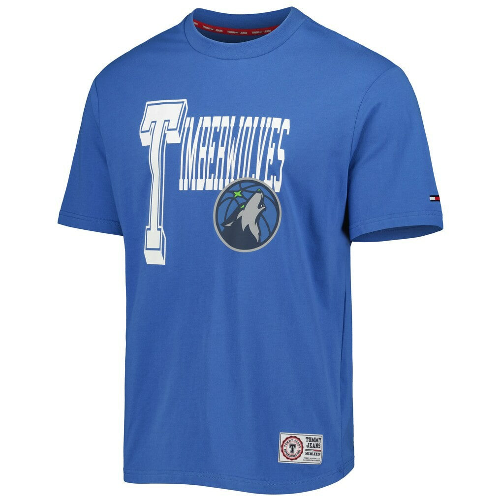 Minnesota Timberwolves Tommy Jeans Mel Varsity T-Shirt Blue