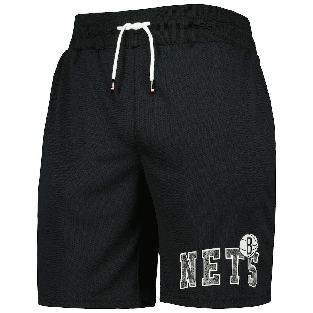 Brooklyn Nets Tommy Jeans Mike Mesh Basketball Shorts Black