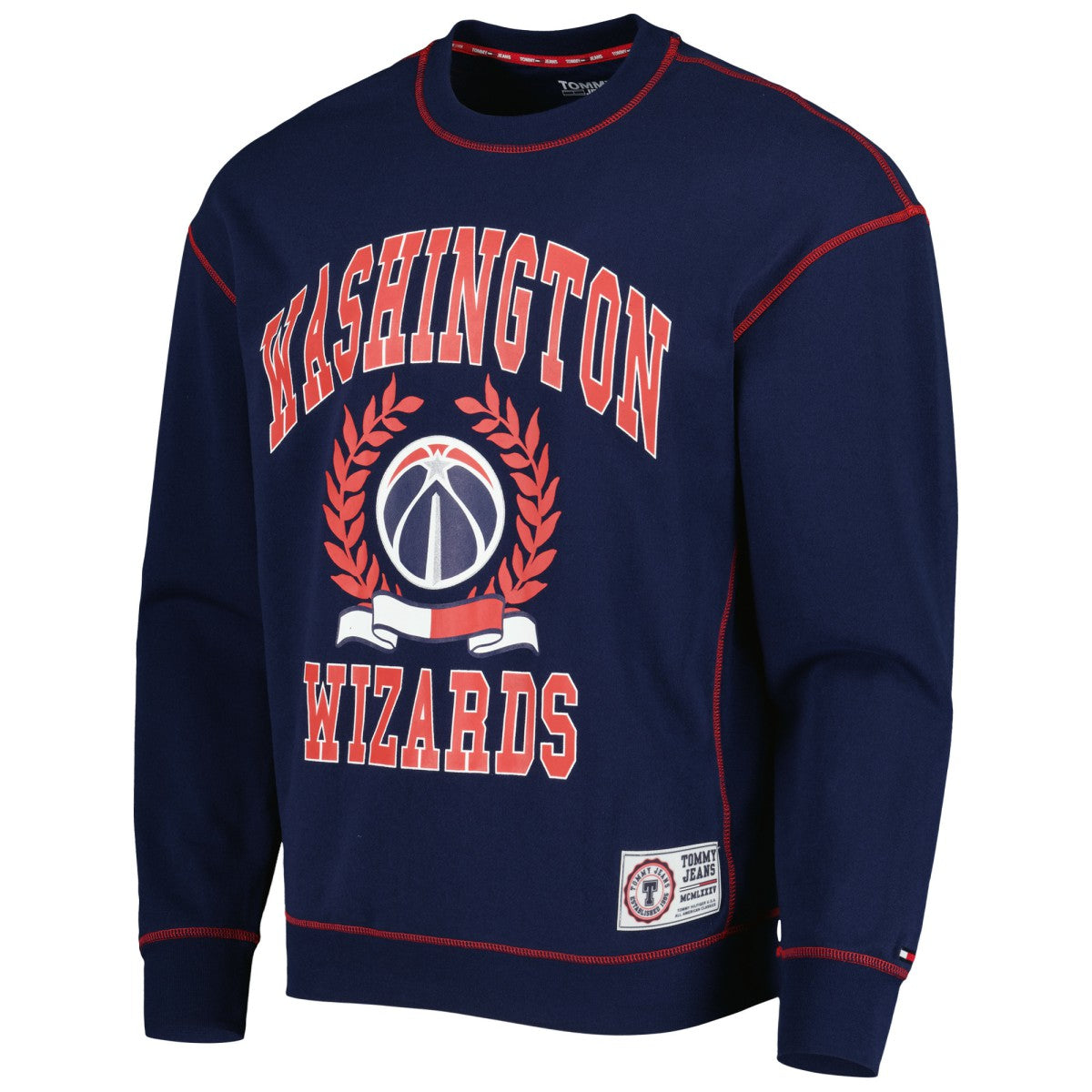 Washington Wizards Tommy Jeans Peter French Terry Pullover Sweatshirt Navy