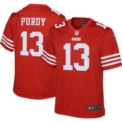 Nike Brock Purdy San Francisco 49ers Youth Game Jersey Scarlet