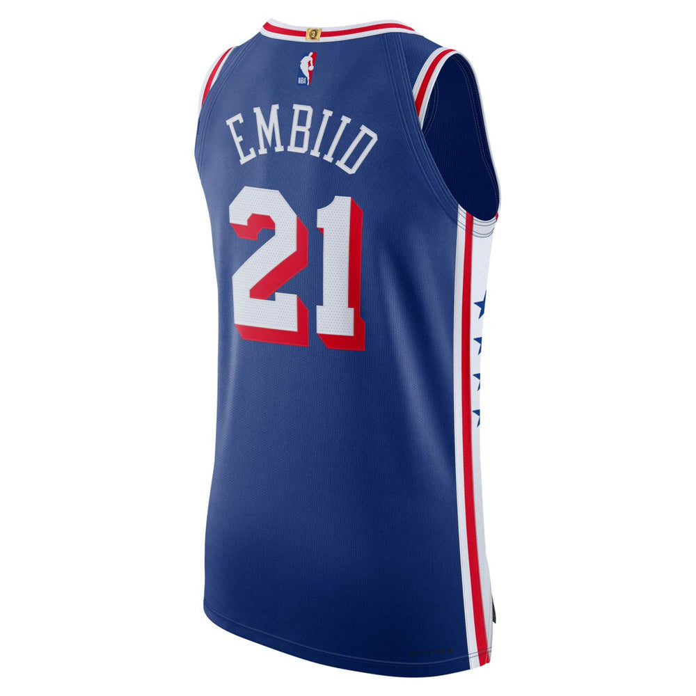Joel Embiid Philadelphia 76ers Authentic Jersey Icon Edition Royal | Nike Lifestyle