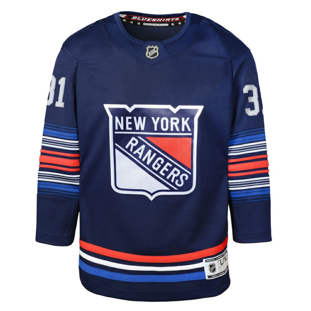 Igor Shesterkin New York Rangers Youth Alternate Premier Player Jersey - Navy - NHL 5280889