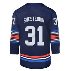 Igor Shesterkin New York Rangers Youth Alternate Premier Player Jersey - Navy - NHL 5280889