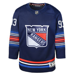 Mika Zibanejad New York Rangers Youth Alternate Premier Player Jersey - Navy - NHL 5280890