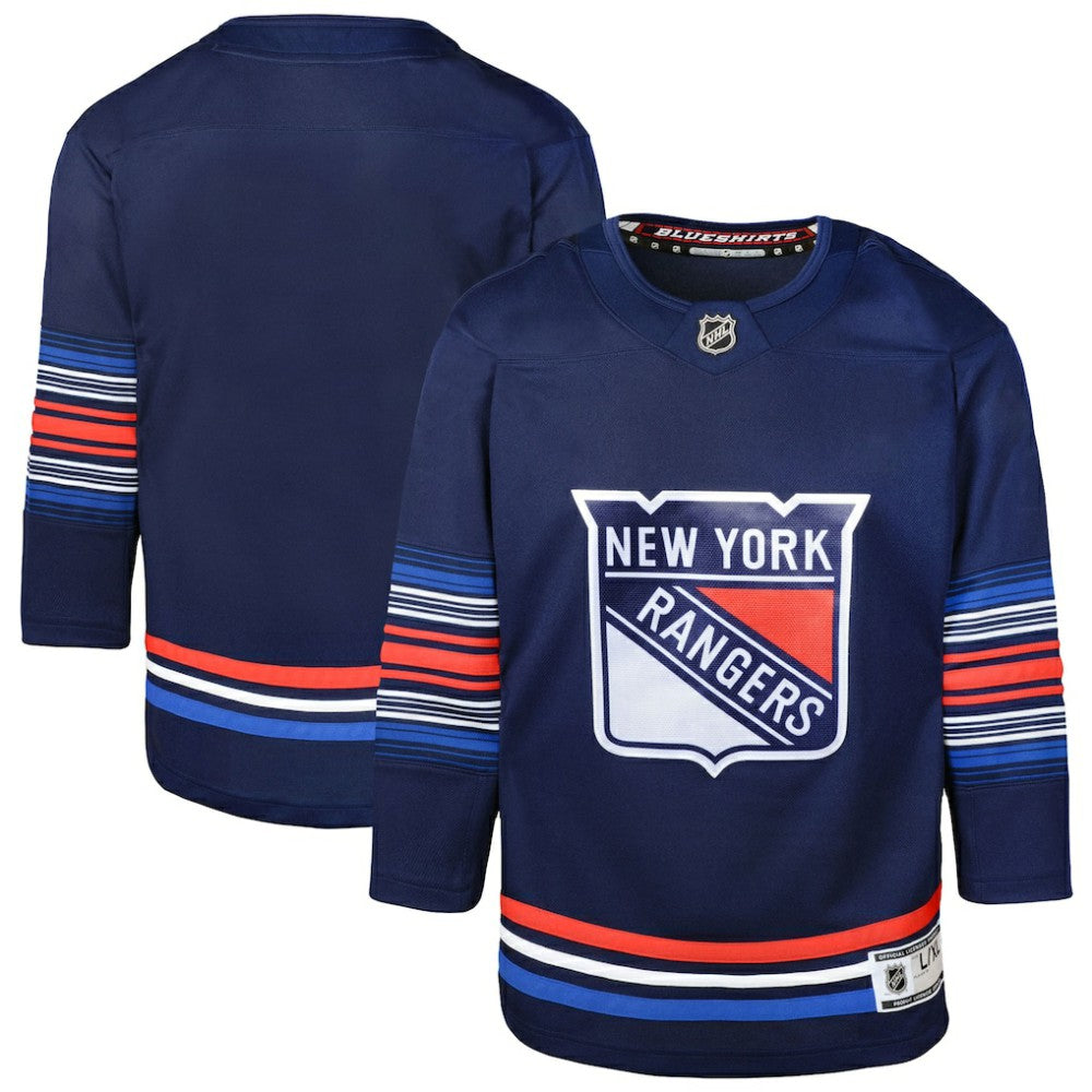 New York Rangers Youth Alternate Premier Jersey - Navy - NHL 5281059