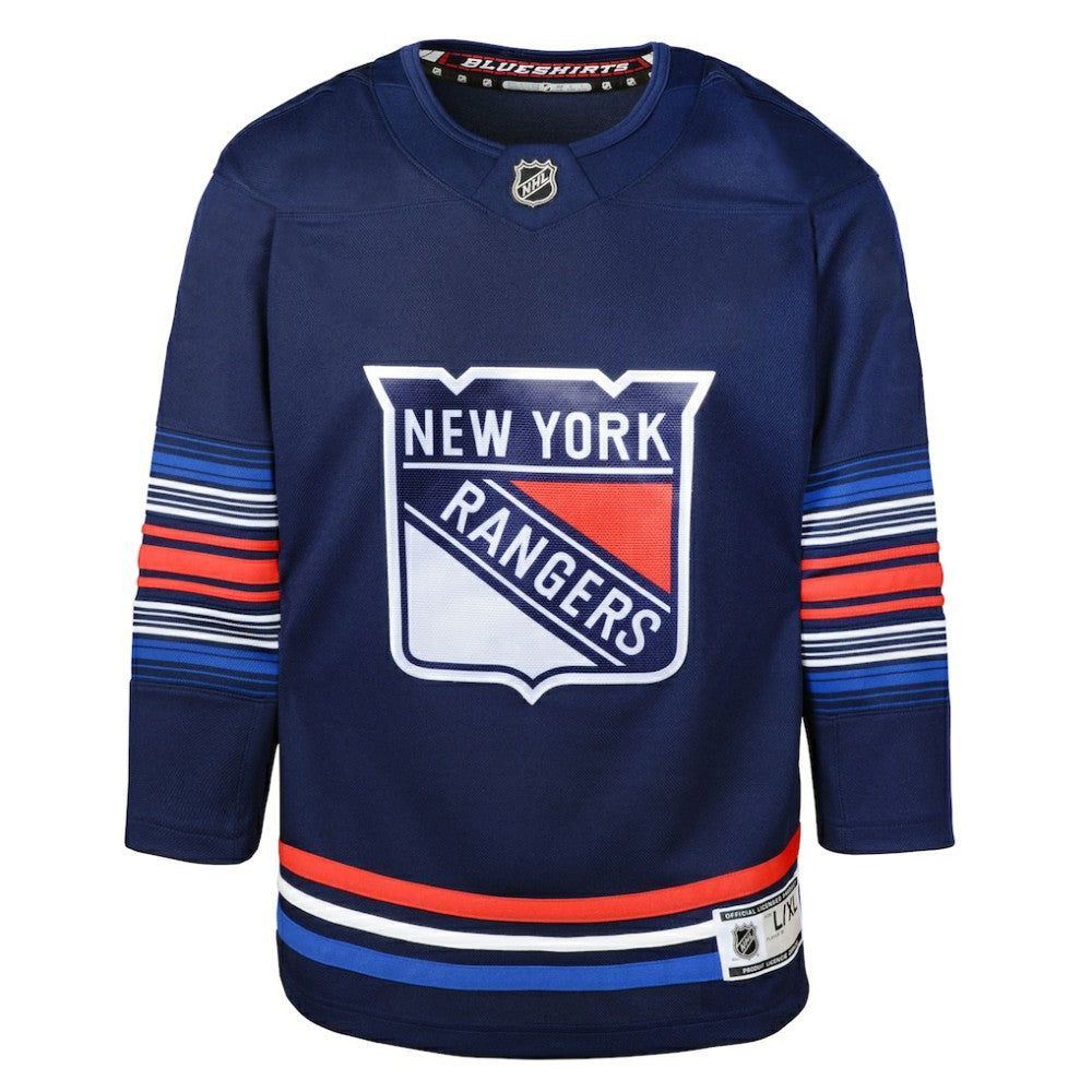 New York Rangers Youth Alternate Premier Jersey - Navy - NHL 5281059