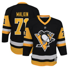 Evgeni Malkin Pittsburgh Penguins Youth Home Replica Player Jersey - Black - NHL 5281208