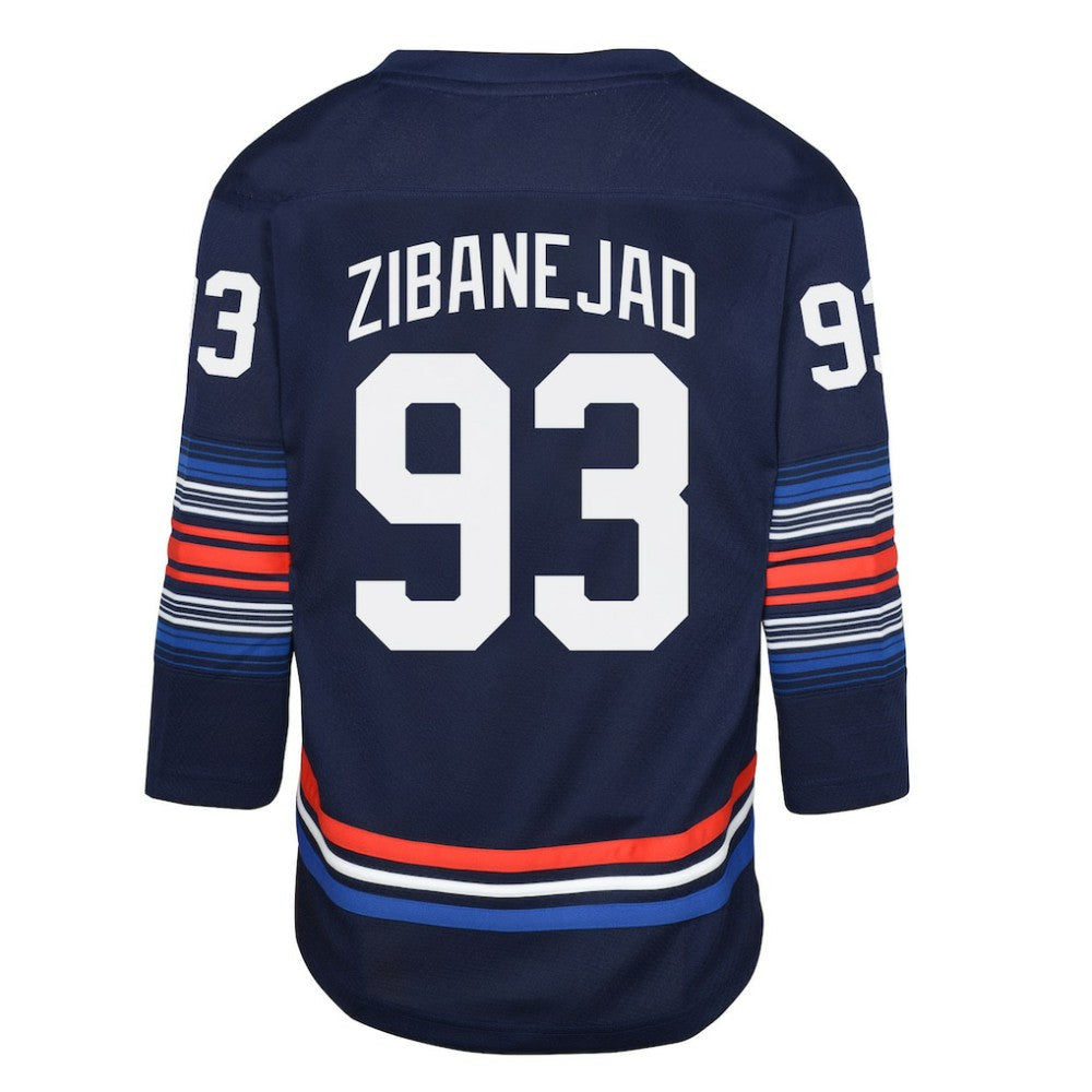 Mika Zibanejad New York Rangers Youth Alternate Replica Player Jersey - Navy - NHL 5281210