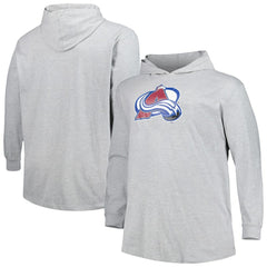 Colorado Avalanche Big & Tall Pullover Hoodie - Heather Gray - NHL 5281573