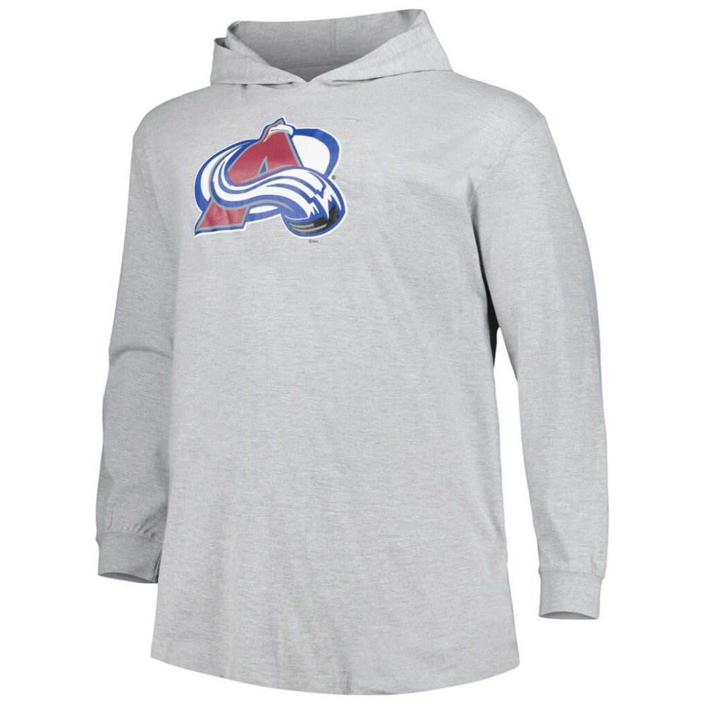 Colorado Avalanche Big & Tall Pullover Hoodie - Heather Gray - NHL 5281573