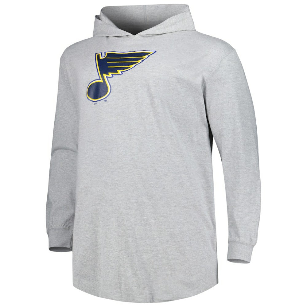 St. Louis Blues Big & Tall Pullover Hoodie - Heather Gray - NHL 5281577