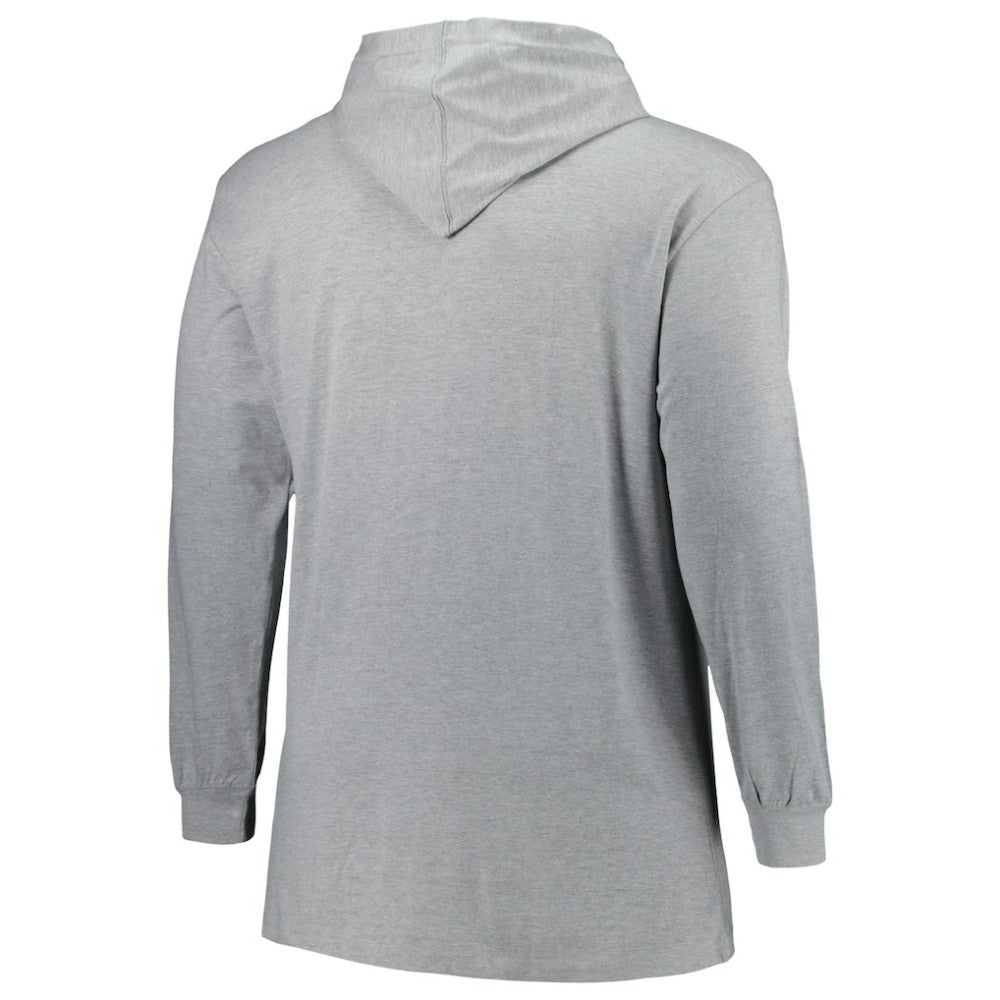 Tampa Bay Lightning Big & Tall Pullover Hoodie - Heather Gray - NHL 5281578