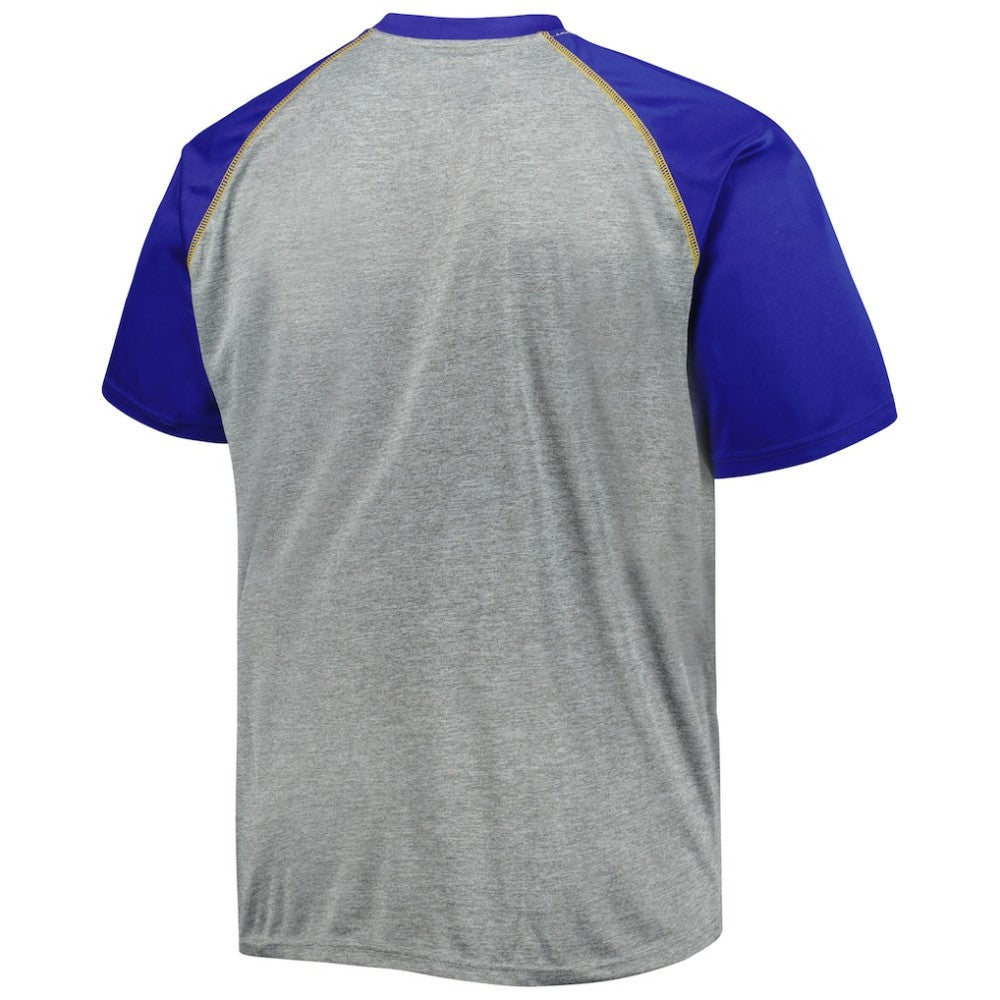 St. Louis Blues Big & Tall Logo Raglan T-Shirt - Heather Gray - NHL 5281597