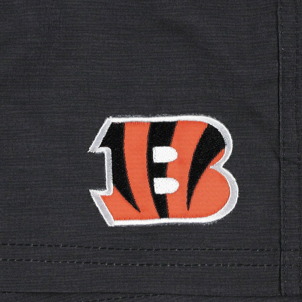 Cincinnati Bengals G-III Sports by Carl Banks Coastline Volley Swim Shorts Black