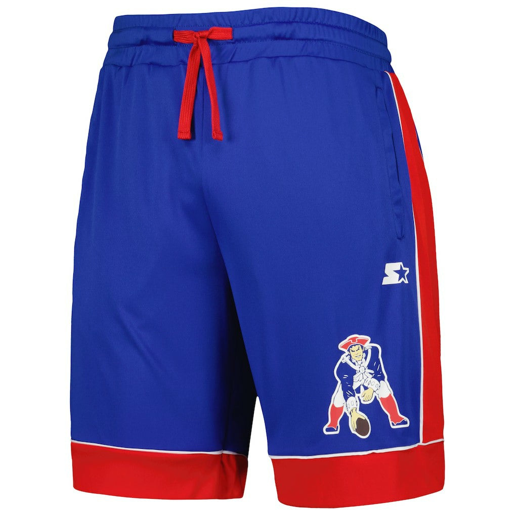 New England Patriots Starter Throwback Fan Favorite Shorts Navy