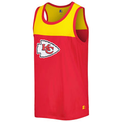 Kansas City Chiefs Starter Logo Touchdown Fashion Tank Top Red/Gold