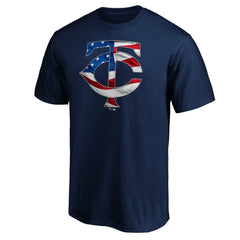 Minnesota Twins Team Banner Wave T-Shirt - Navy - MLB Discount