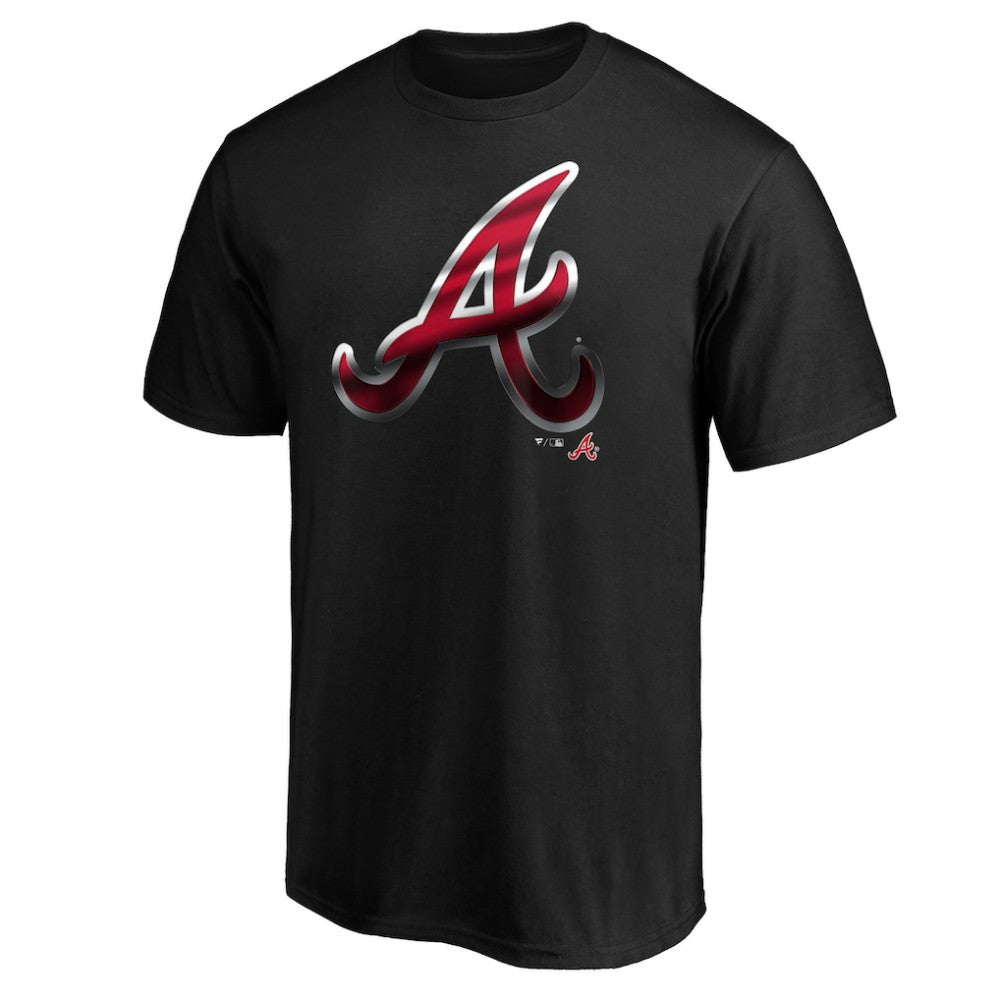 Atlanta Braves Team Midnight Mascot T-Shirt - Black - MLB Discount