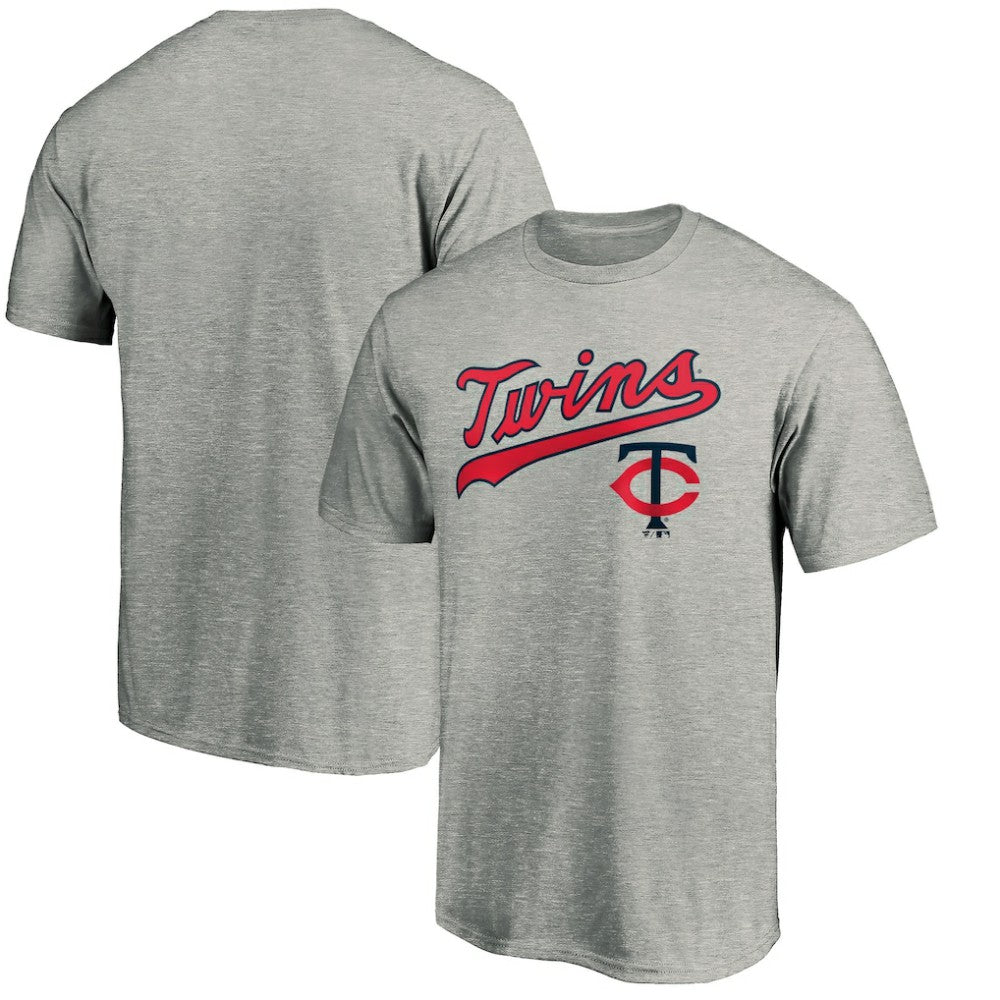 Minnesota Twins Team Wahconah T-Shirt - Heather Gray - MLB Online