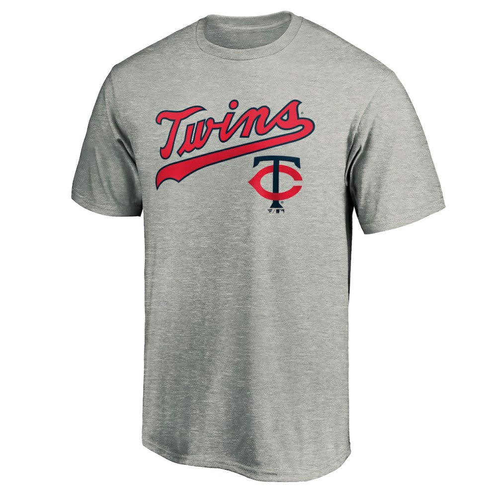 Minnesota Twins Team Wahconah T-Shirt - Heather Gray - MLB Online