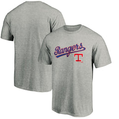 Texas Rangers Team Wahconah T-Shirt - Heather Gray - MLB on Sale