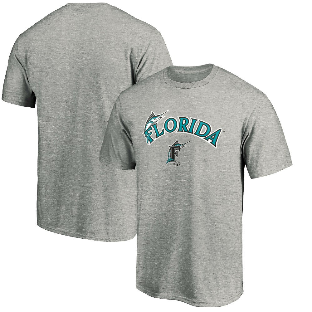 Florida Marlins Cooperstown Collection Team Wahconah T-Shirt - Heather Gray - MLB Online