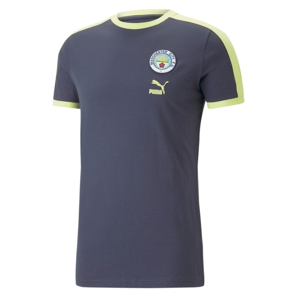 Manchester City ftblHeritage T-Shirt Navy - Puma cheap