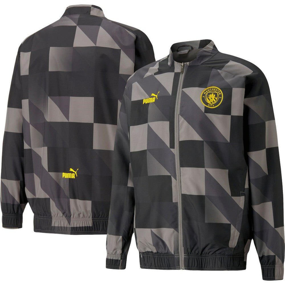 Manchester City 2022/23 Pre-Match Full-Zip Jacket Black - Puma outlet