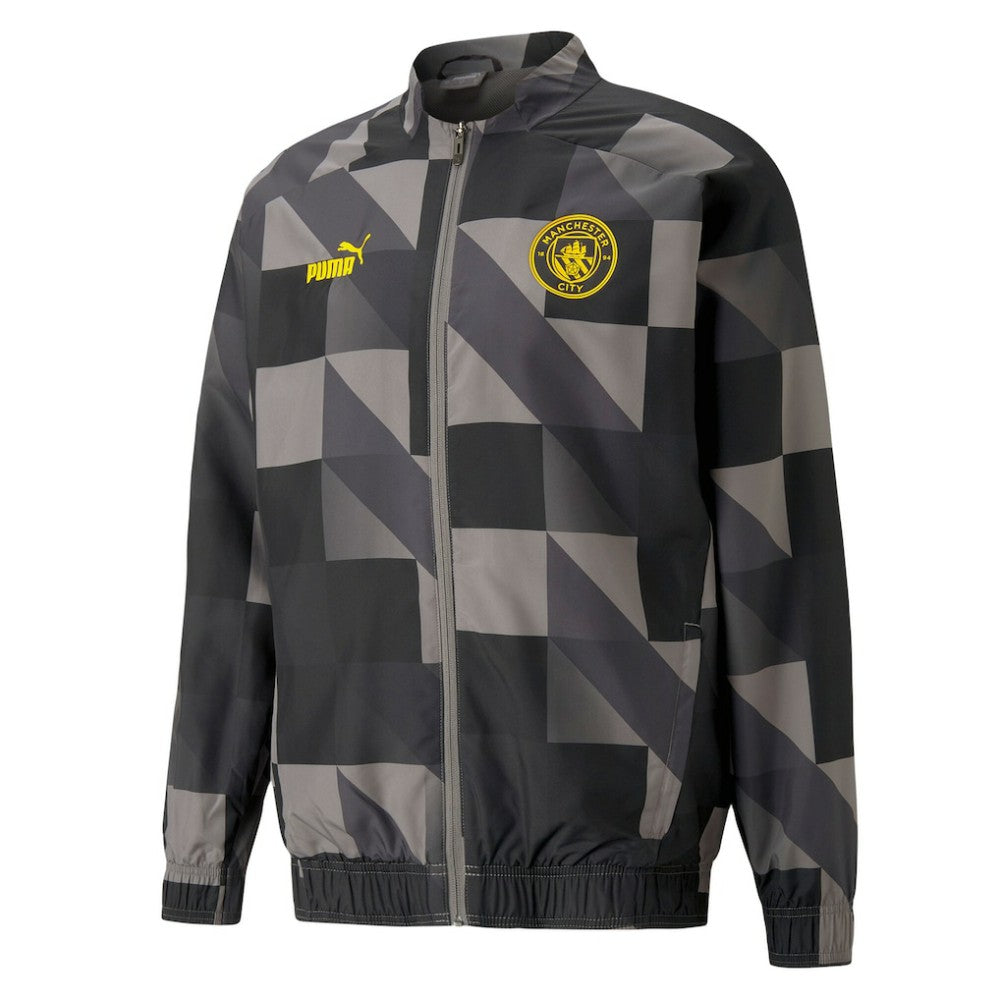 Manchester City 2022/23 Pre-Match Full-Zip Jacket Black - Puma outlet