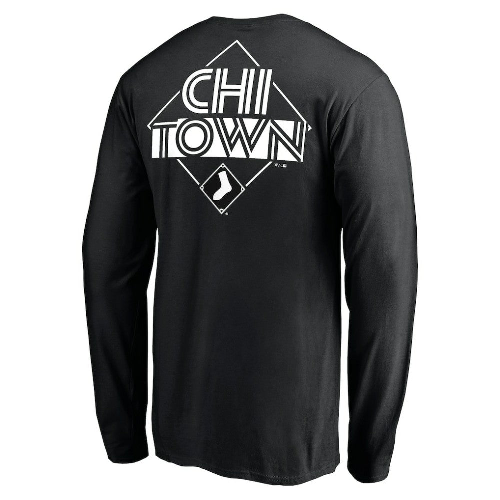 Chicago White Sox Team Hometown Collection Chi Town Long Sleeve T-Shirt - Black - MLB Online