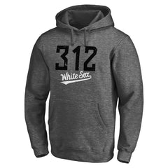 Chicago White Sox Team Hometown Collection The 312 Pullover Hoodie - Charcoal - MLB Online