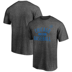 Chicago Cubs Team Primary Pill T-Shirt - Charcoal - MLB on Sale