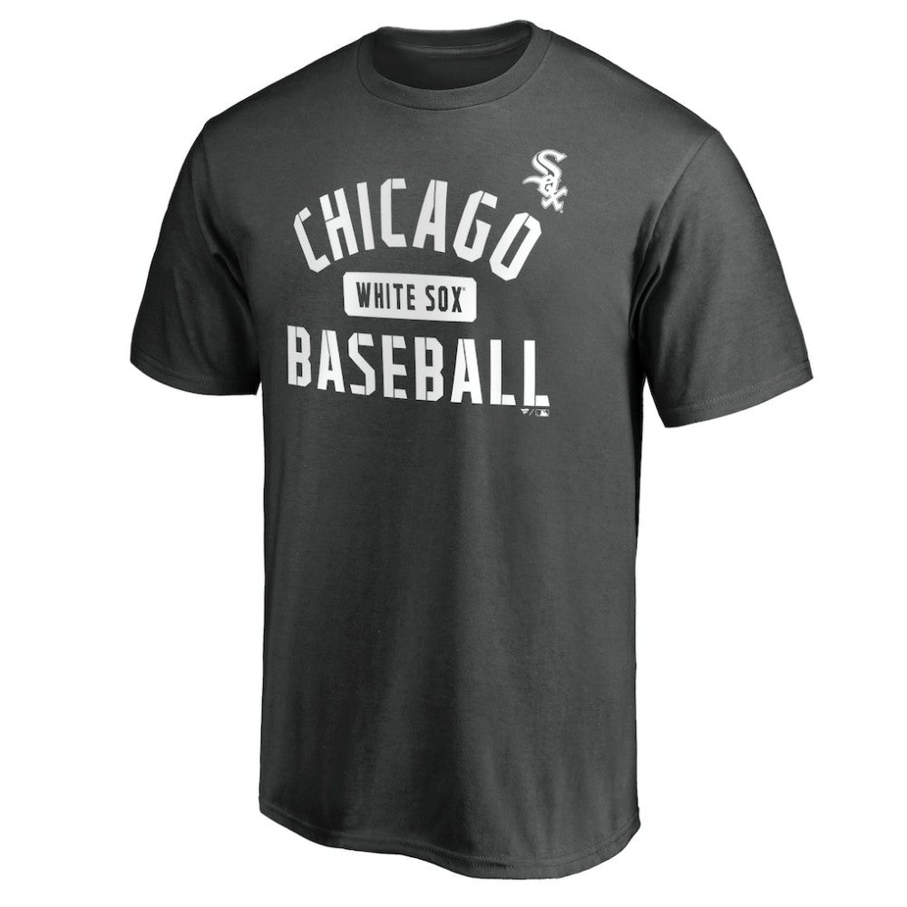 Chicago White Sox Team Primary Pill T-Shirt - Charcoal - MLB Online