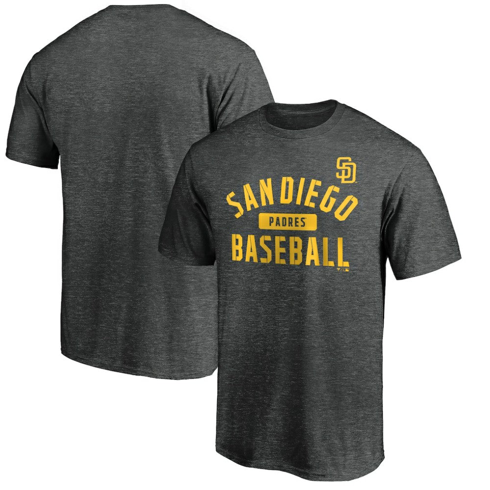 San Diego Padres Team Primary Pill T-Shirt - Charcoal - MLB Lifestyle