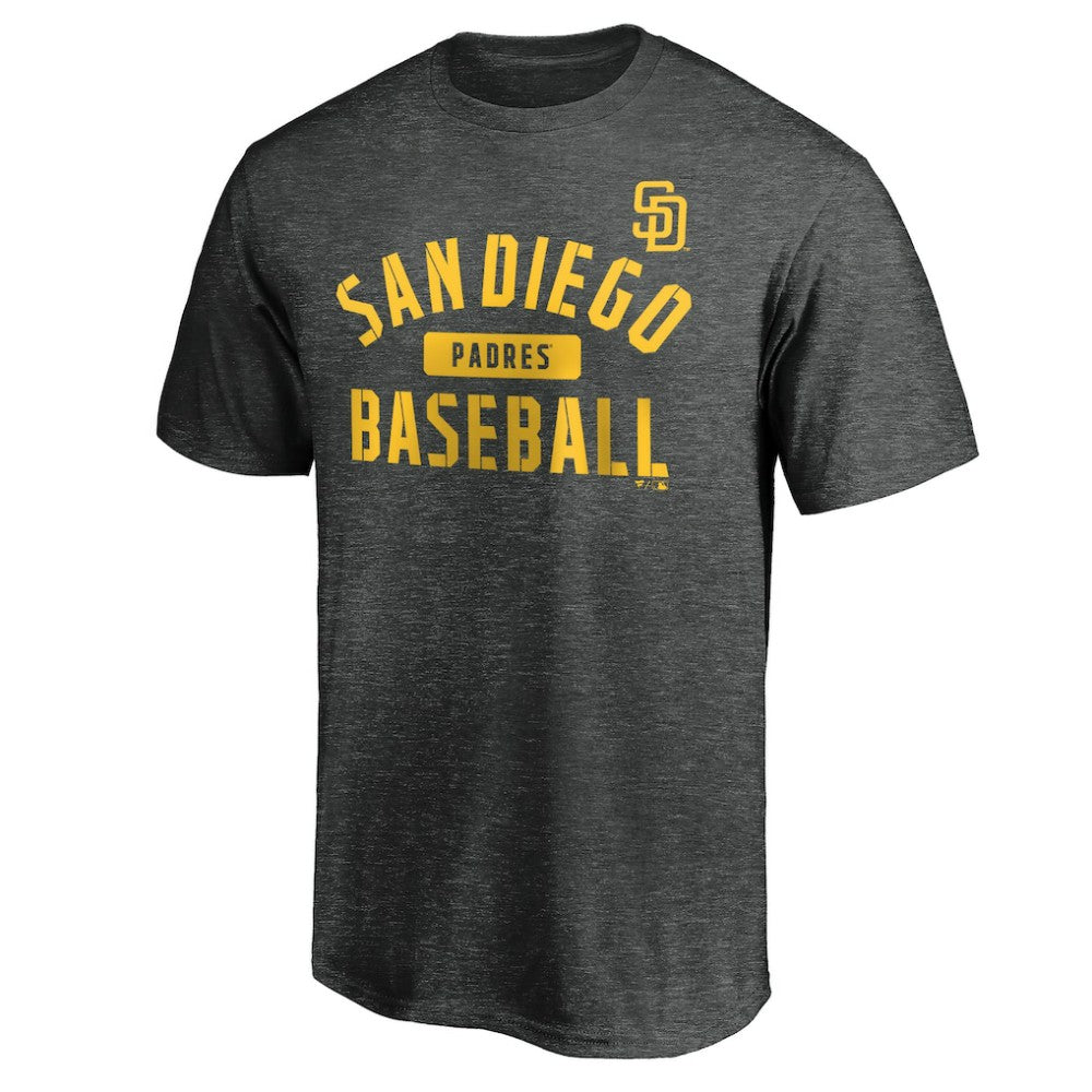 San Diego Padres Team Primary Pill T-Shirt - Charcoal - MLB Lifestyle