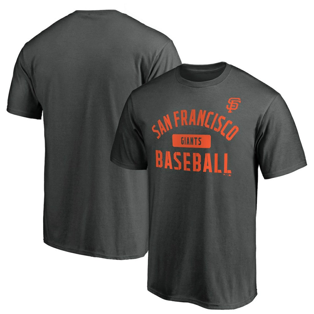 San Francisco Giants Team Primary Pill T-Shirt - Charcoal - MLB Online