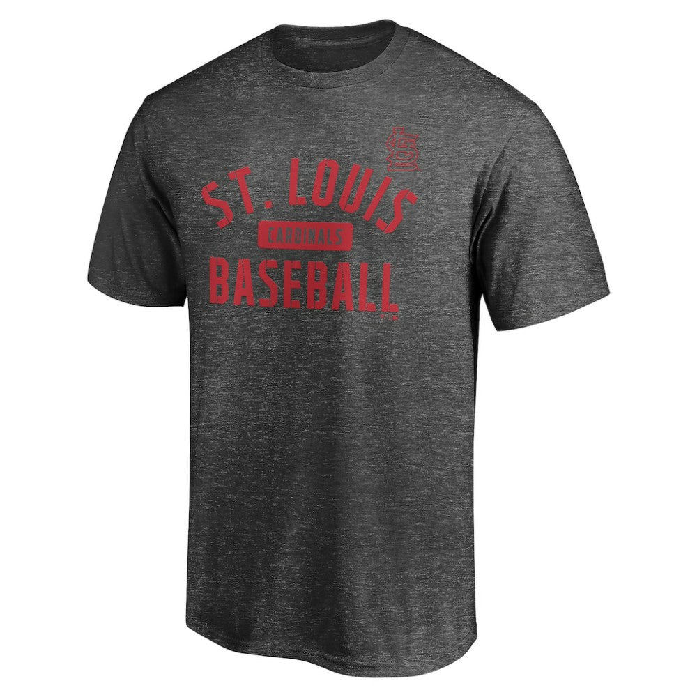 St. Louis Cardinals Team Primary Pill T-Shirt - Charcoal - MLB Sale