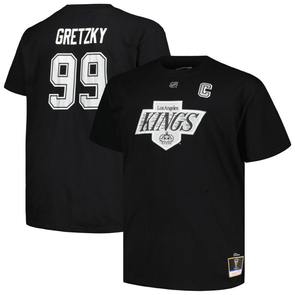 Wayne Gretzky Los Angeles Kings Mitchell & Ness Big & Tall Name & Number T-Shirt - Black - NHL 5283192