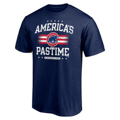 Chicago Cubs Team America's Pastime T-Shirt - Navy - MLB Discount