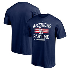 Los Angeles Dodgers Team America's Pastime T-Shirt - Navy - MLB Lifestyle