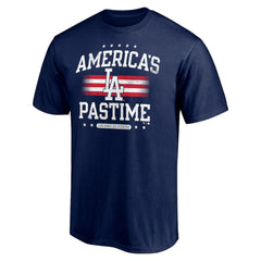 Los Angeles Dodgers Team America's Pastime T-Shirt - Navy - MLB Lifestyle