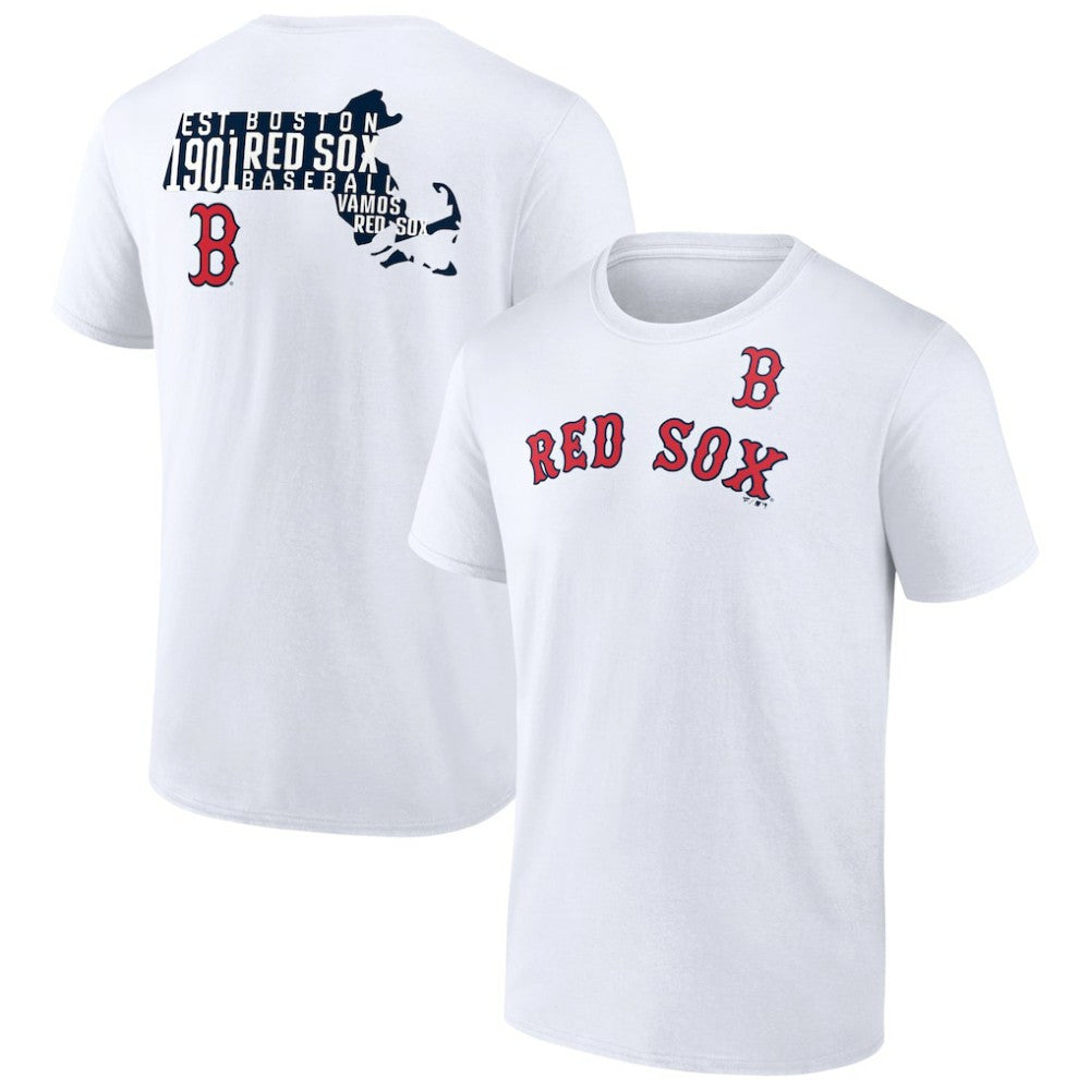 Boston Red Sox Team Hot Shot T-Shirt - White - MLB Lifestyle