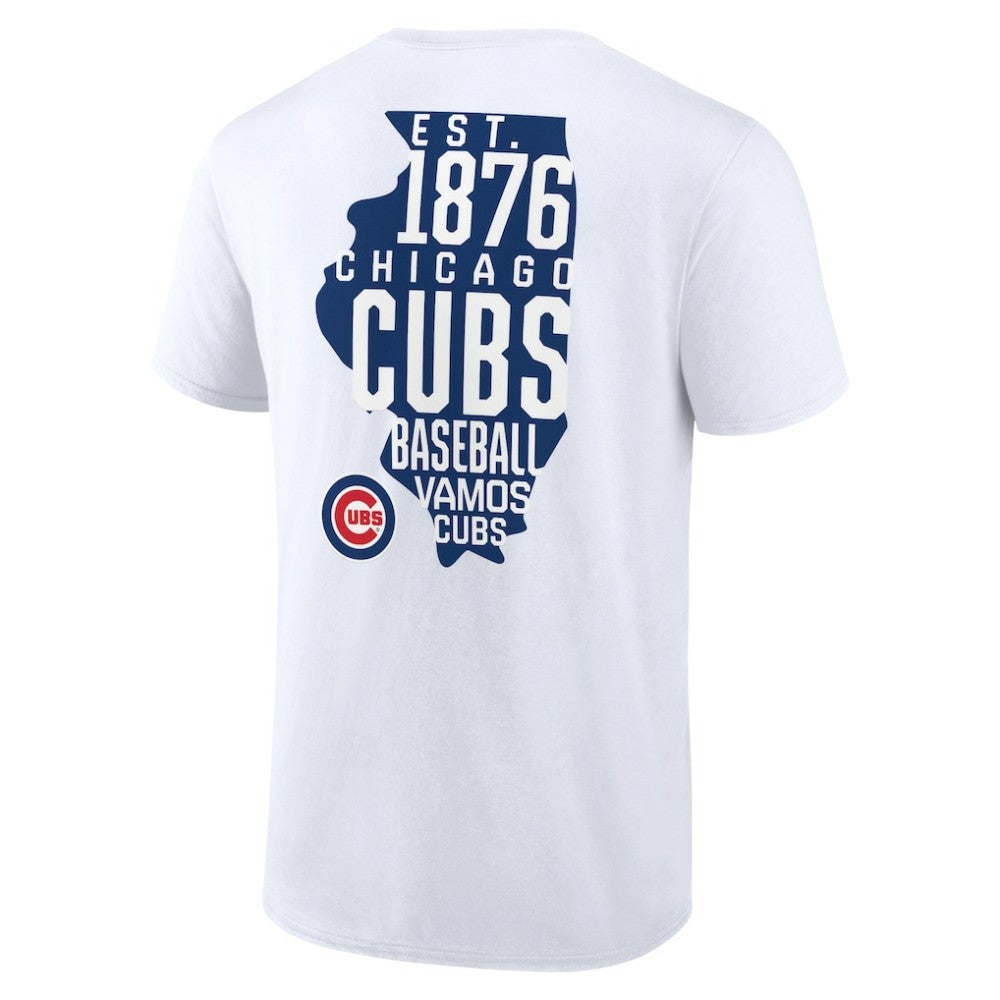 Chicago Cubs Team Hot Shot T-Shirt - White - MLB Discount