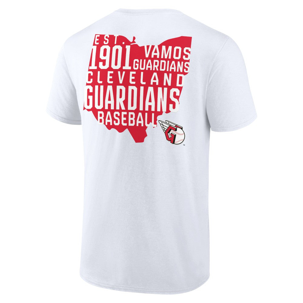 Cleveland Guardians Team Hot Shot T-Shirt - White - MLB Discount