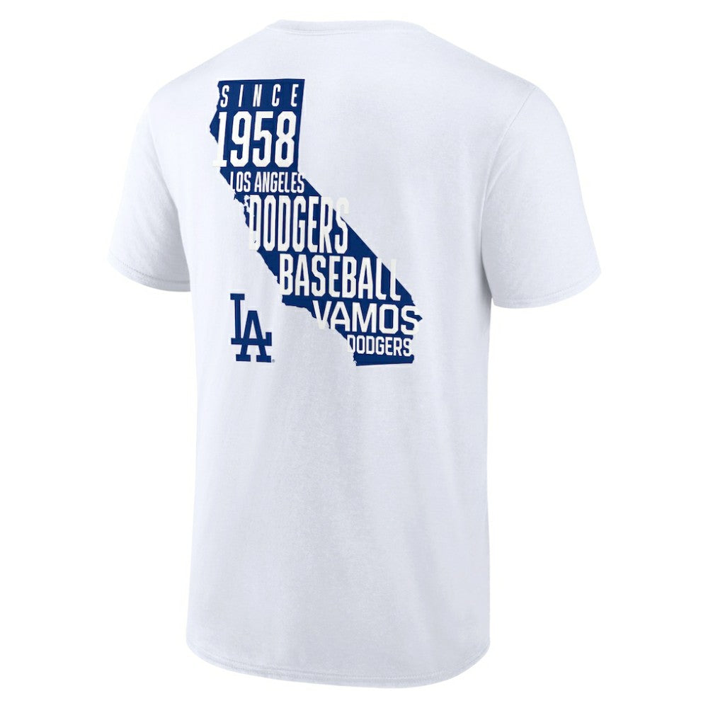 Los Angeles Dodgers Team Hot Shot T-Shirt - White - MLB Sale
